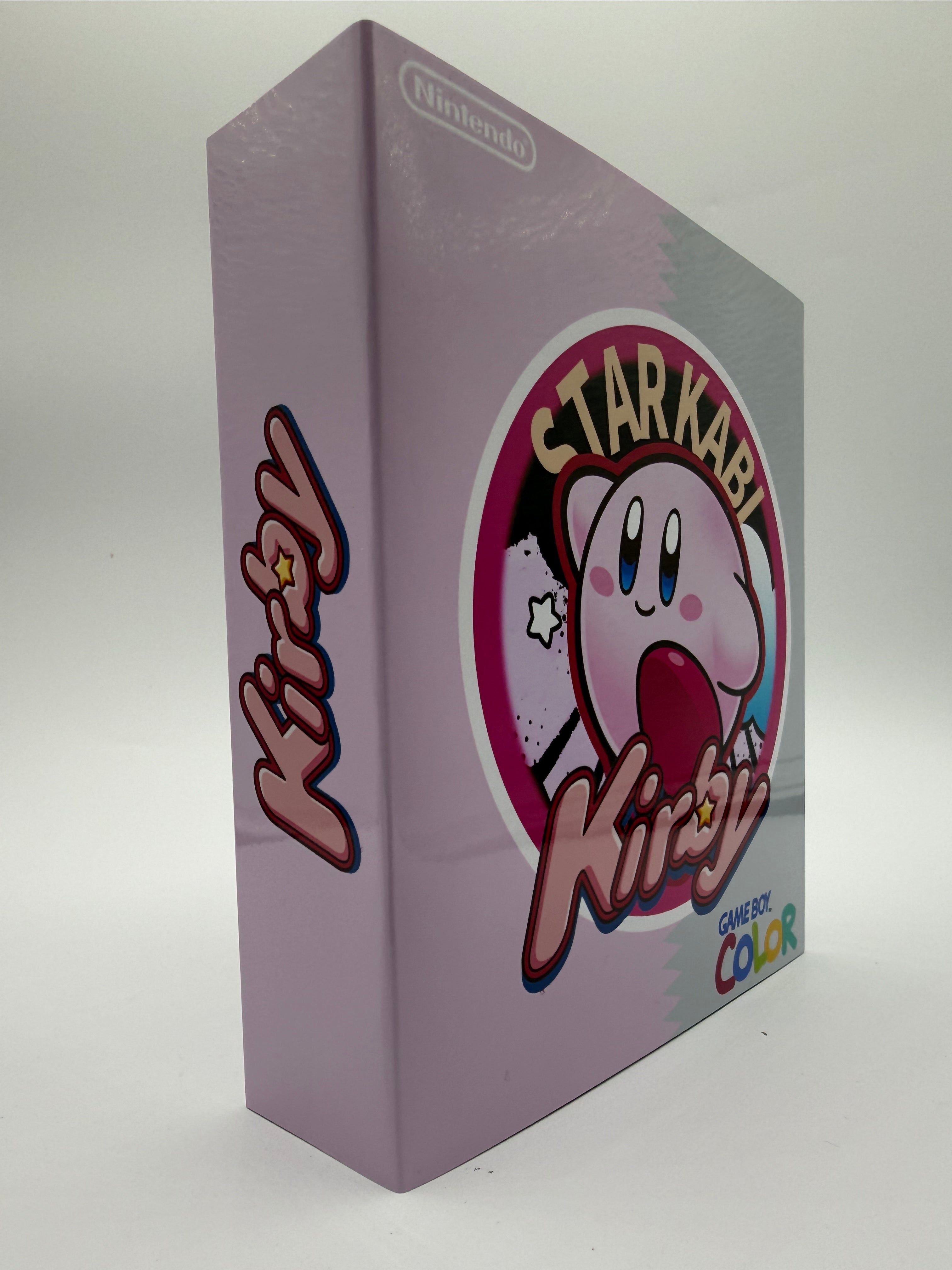 Kirby Gameboy Color w/ Matching Box USB C Rechargeable & IPS Screen