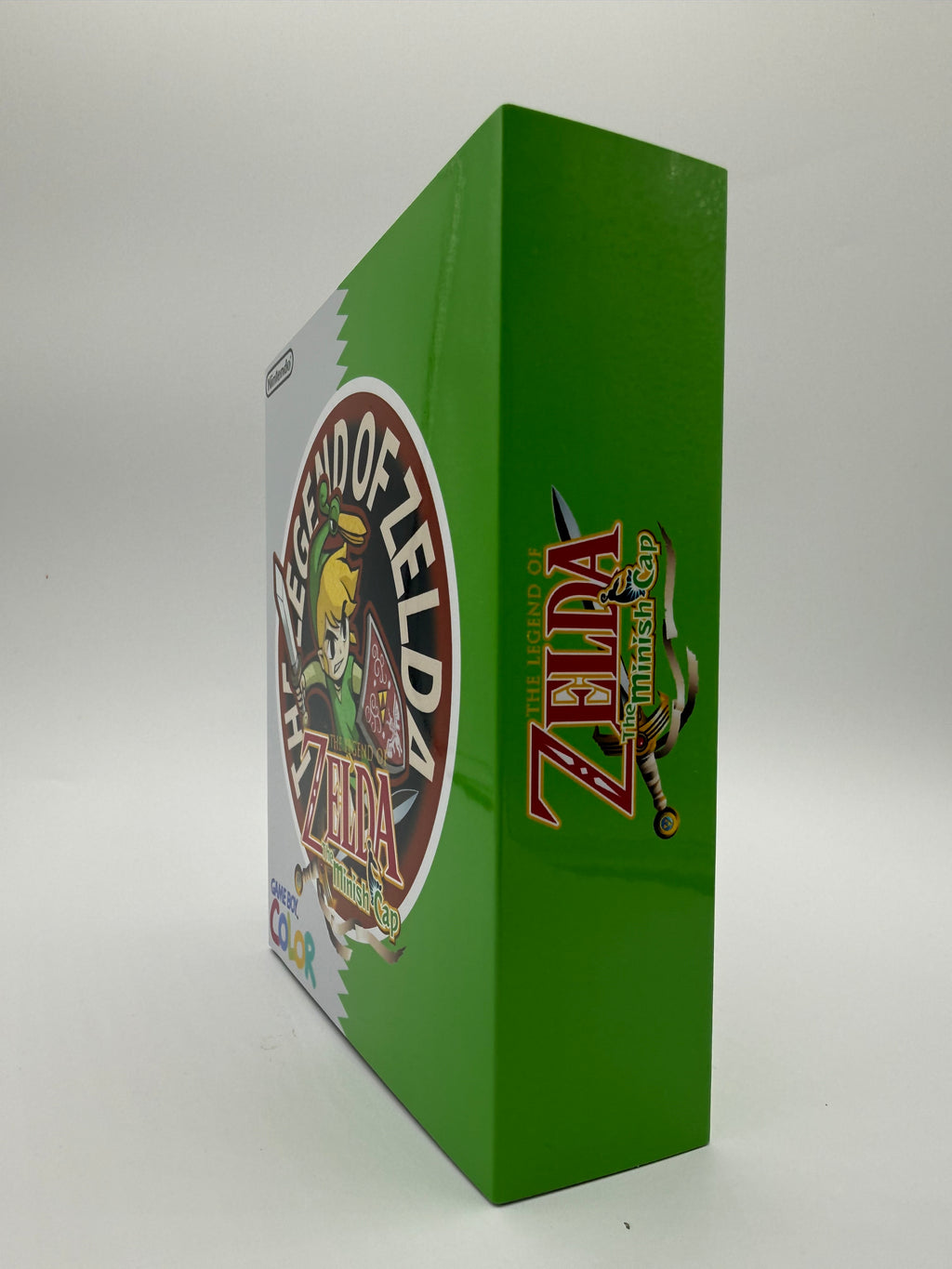 Zelda Minish Cap Gameboy Color w/ Matching Box USB C Rechargeable & IPS Screen