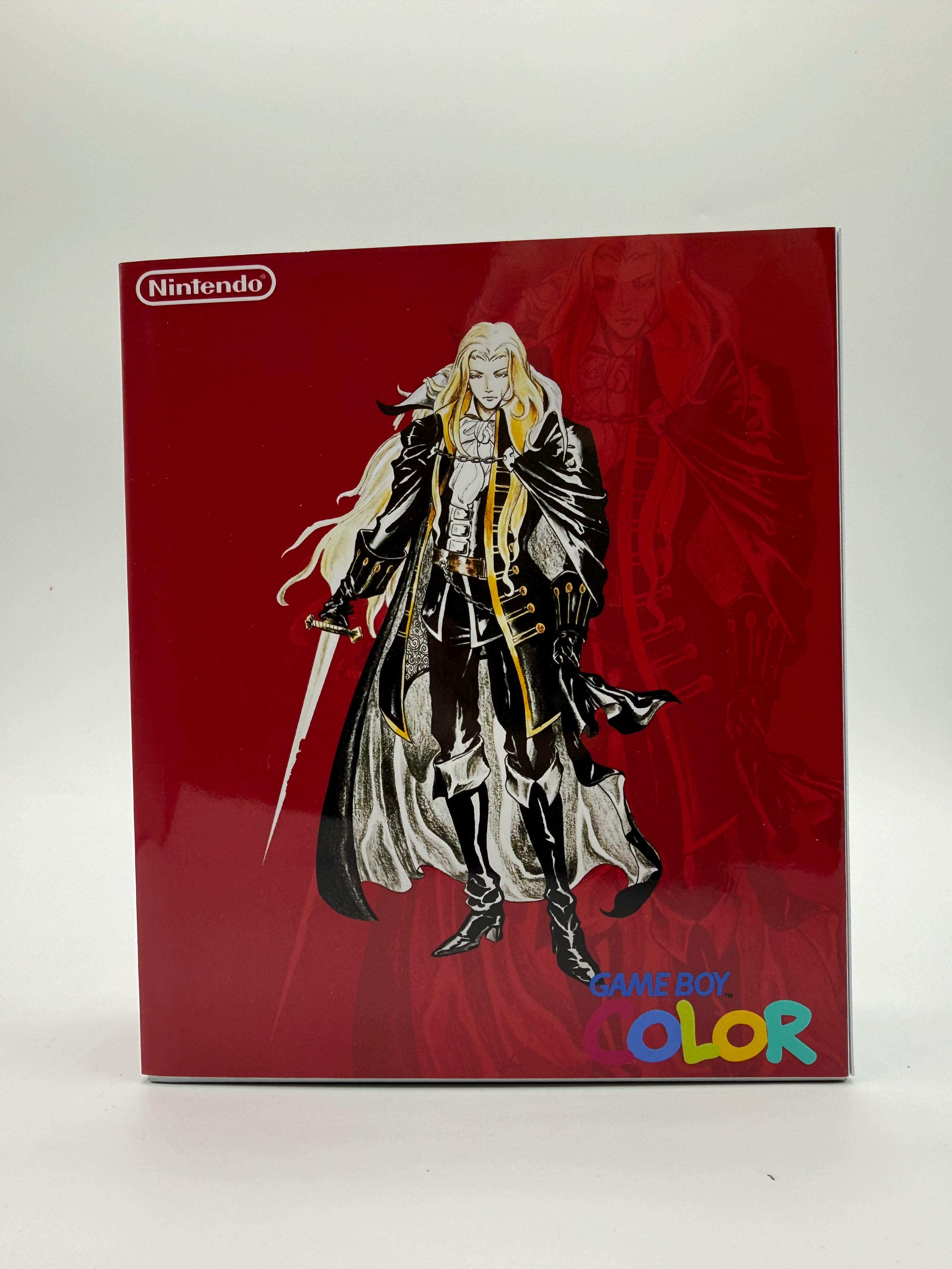 Castlevania Gameboy Color w/ Matching Box USB C Rechargeable & IPS Screen