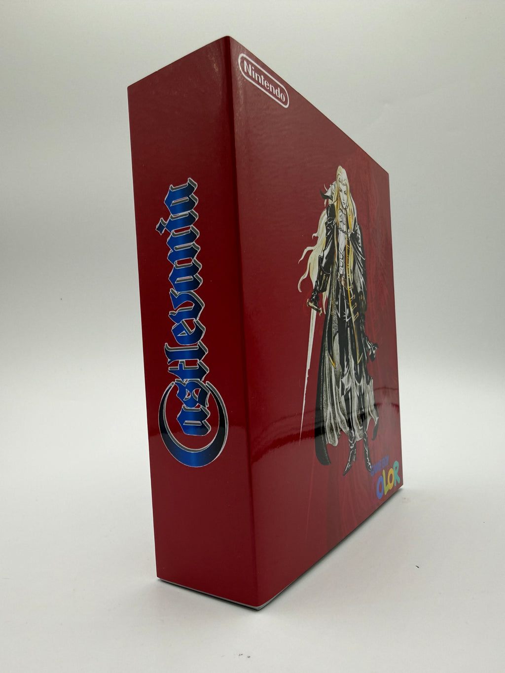 Castlevania Gameboy Color w/ Matching Box USB C Rechargeable & IPS Screen