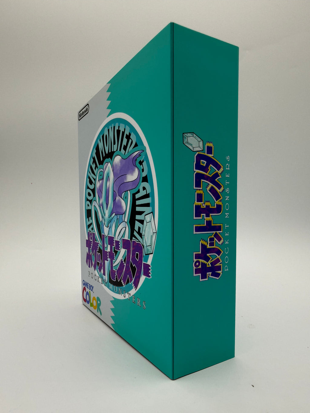 Suicune Gameboy Color w/ Matching Box USB C Rechargeable & IPS Screen