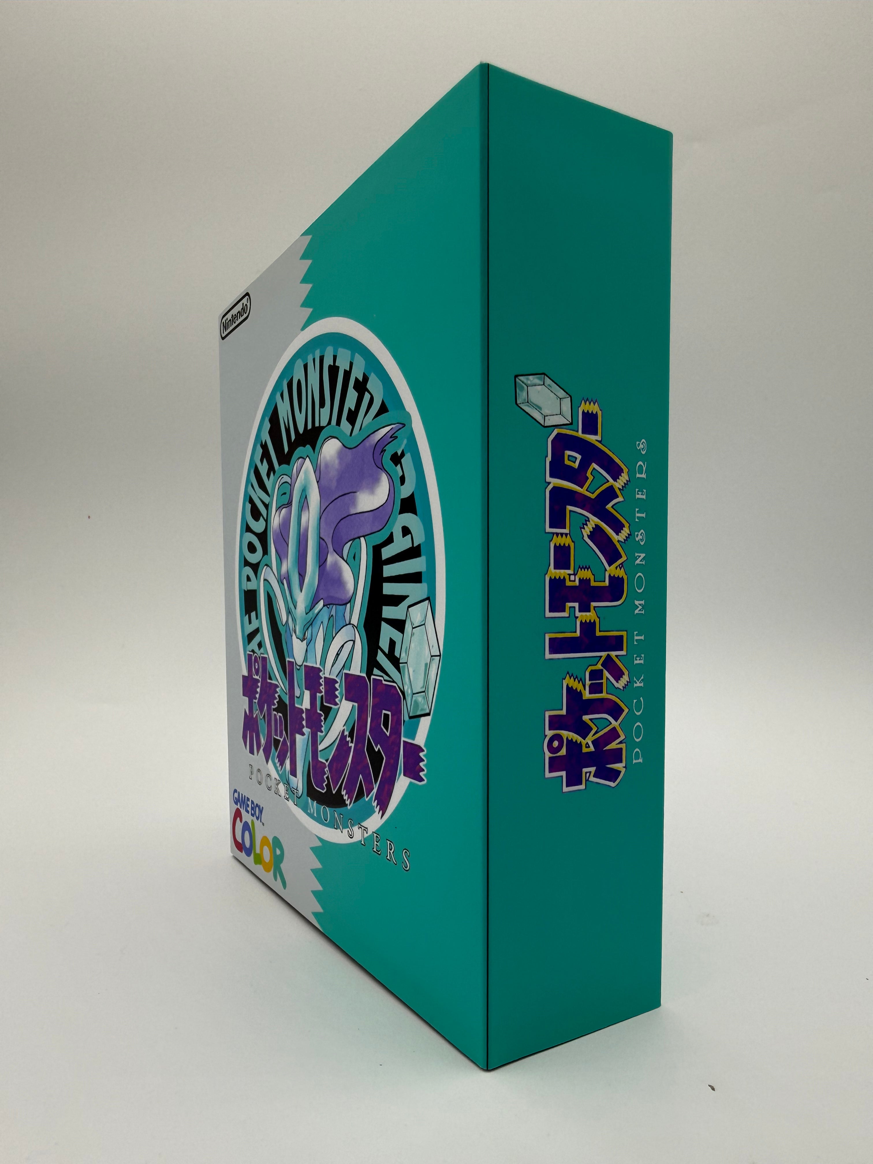 Suicune Gameboy Color w/ Matching Box USB C Rechargeable & IPS Screen