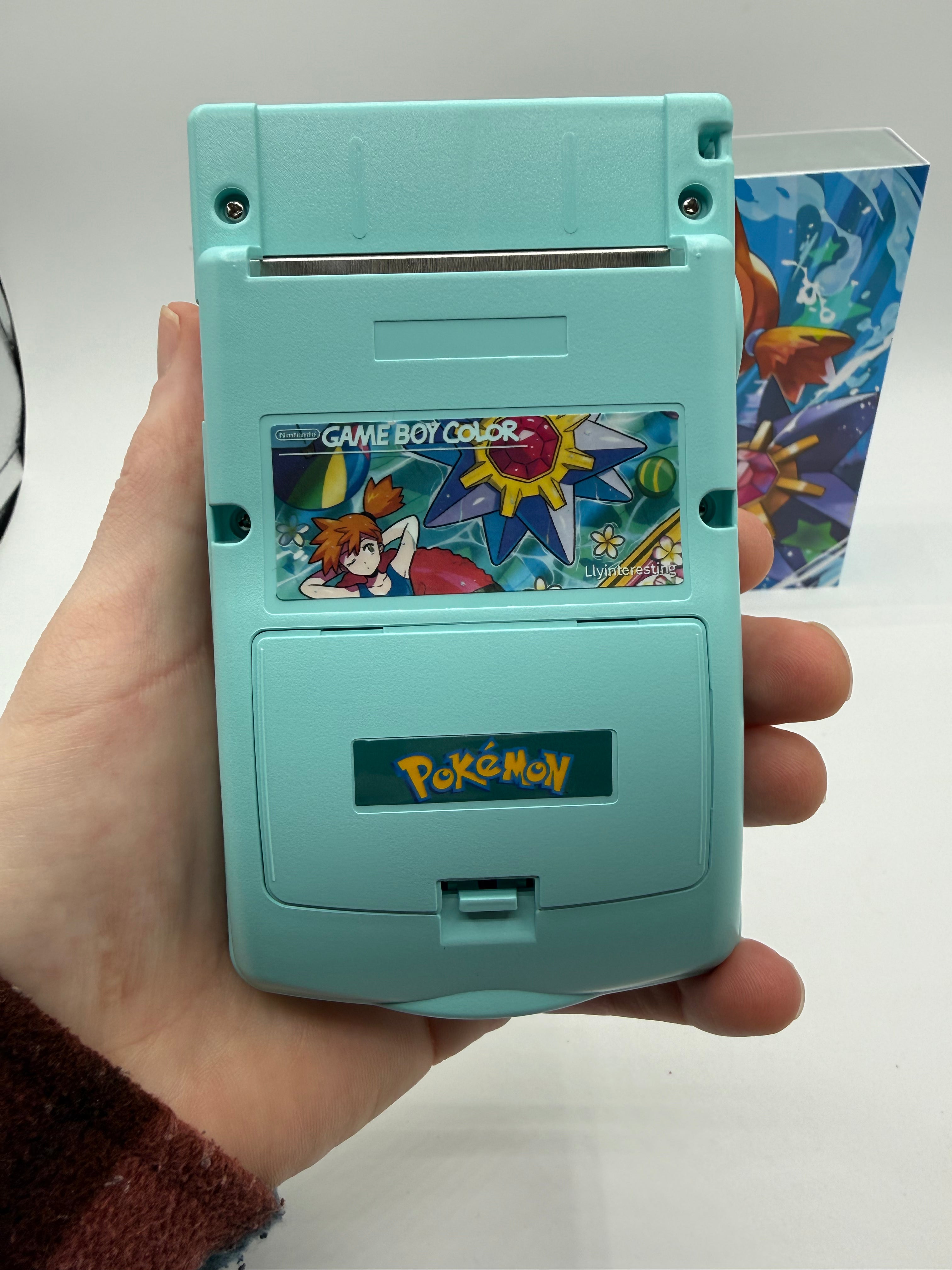 Misty Gameboy Color w/ Matching Box USB C Rechargeable & IPS Screen