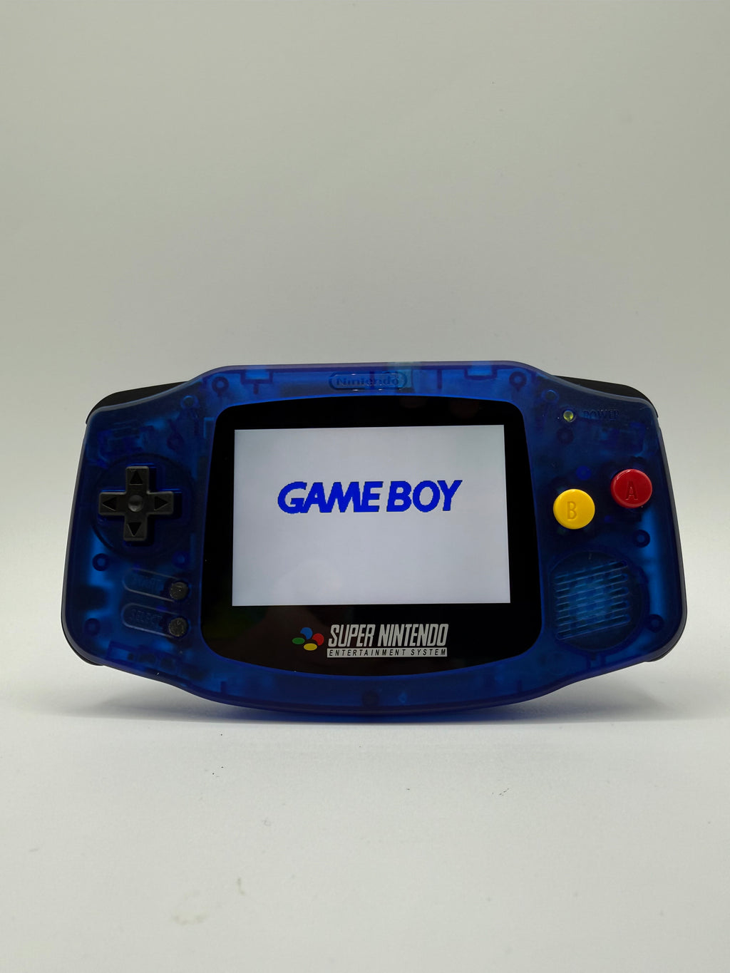 Custom Super Nintendo Gameboy Advance W/ IPS Backlit Display