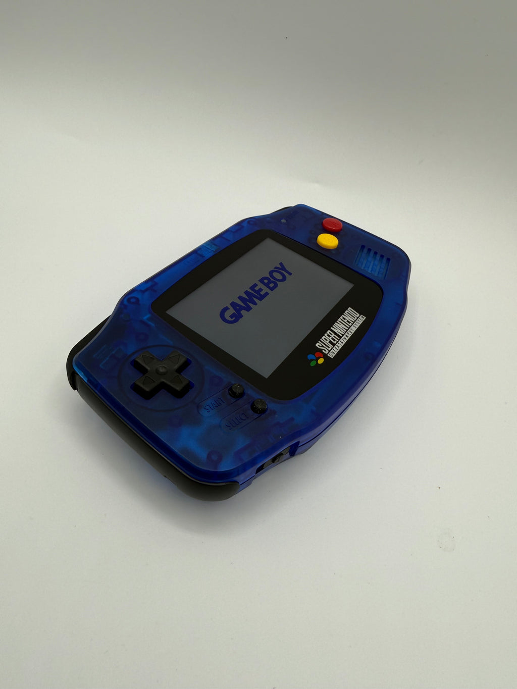 Custom Super Nintendo Gameboy Advance W/ IPS Backlit Display