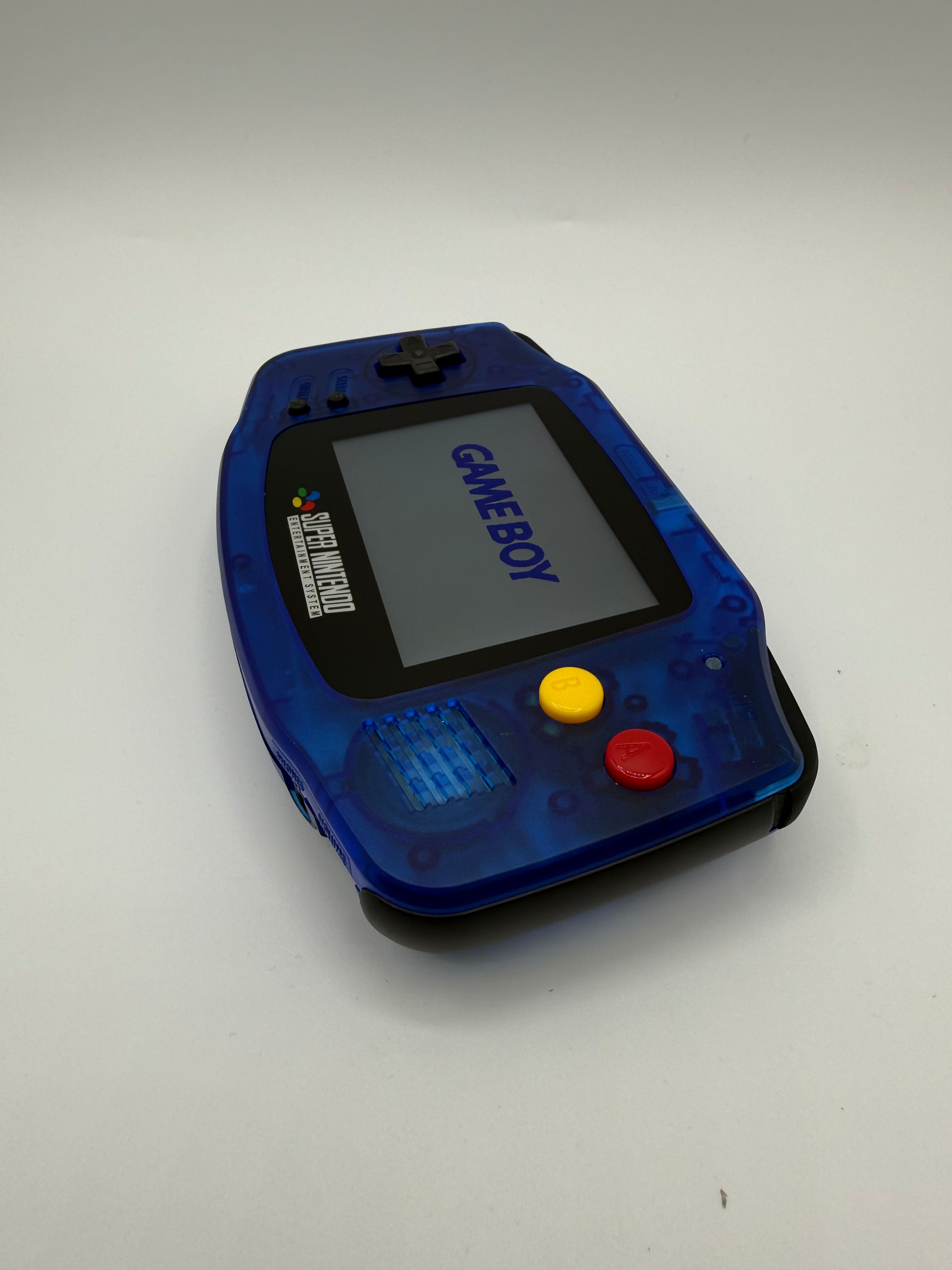 Custom Super Nintendo Gameboy Advance W/ IPS Backlit Display