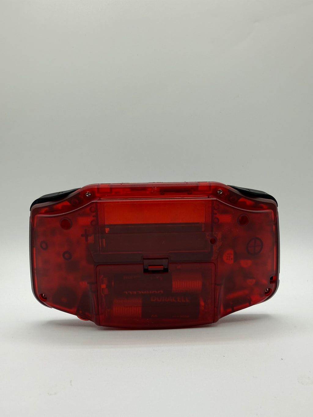 Red and Black Gameboy Advance with IPS Screen