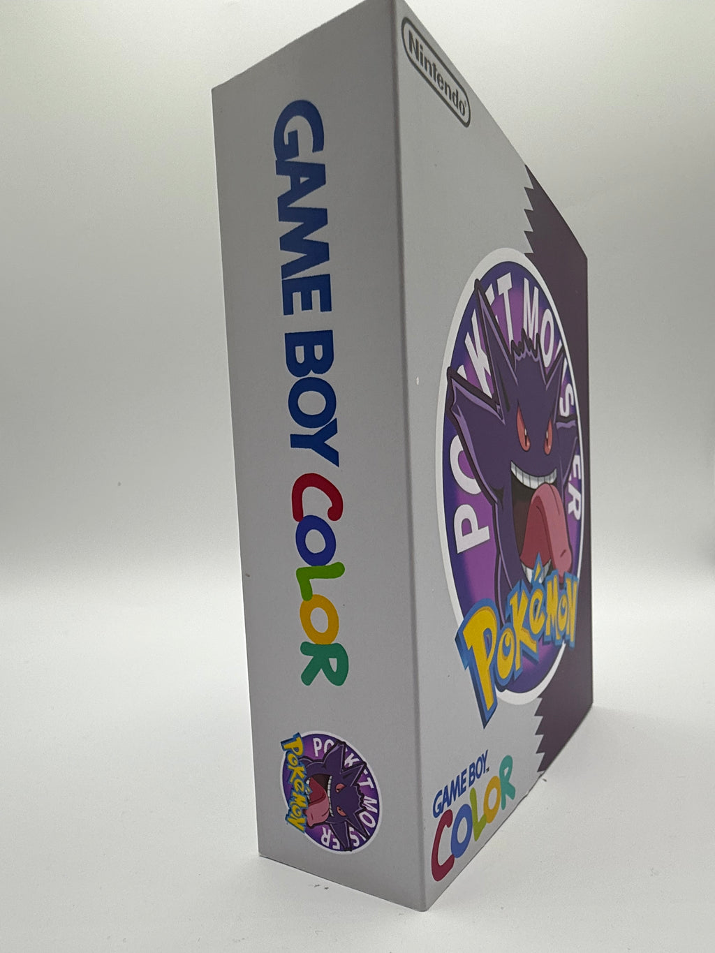 Gengar Gameboy Color w/ Matching Box USB C Rechargeable & IPS Screen
