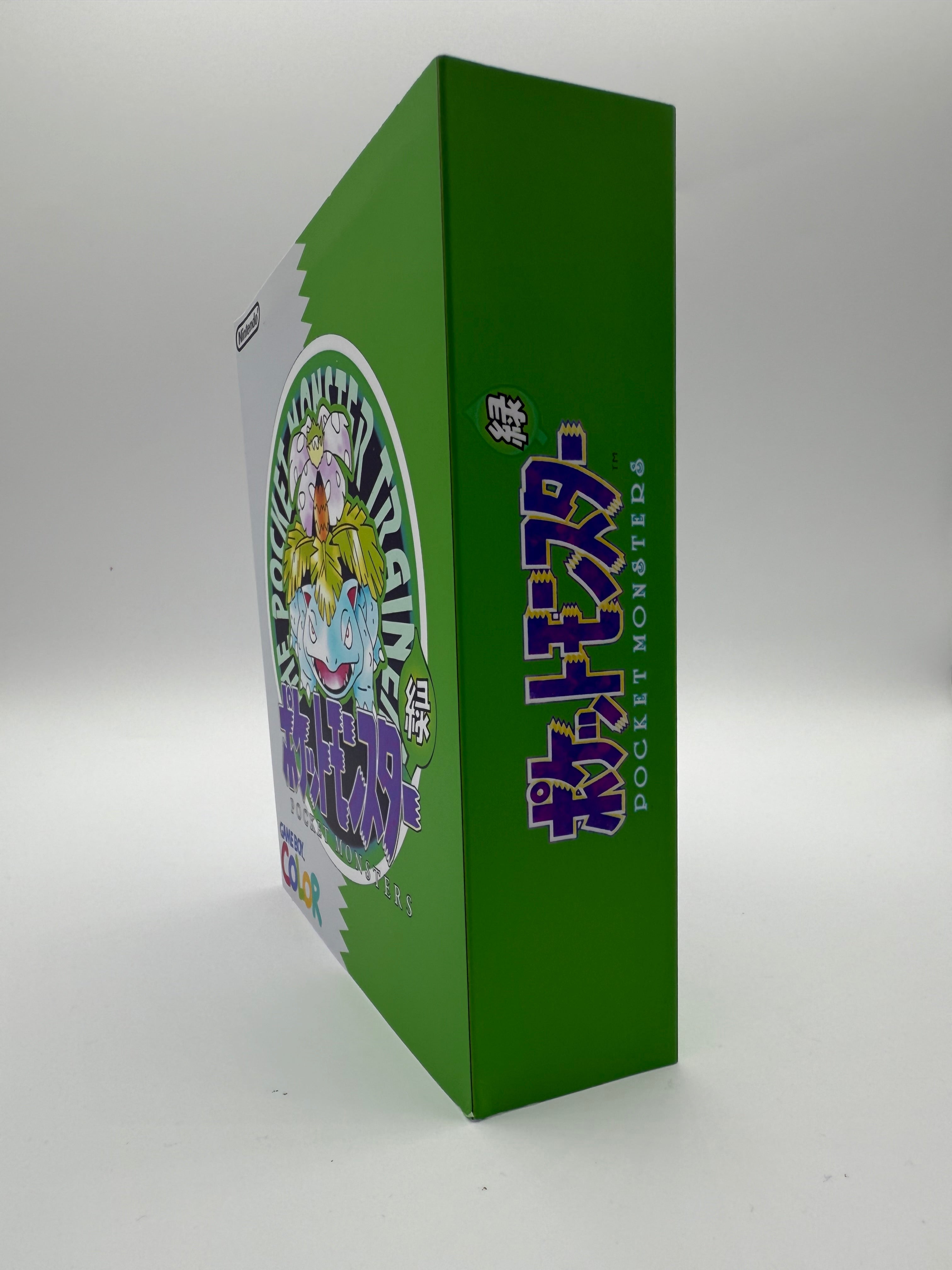 Venasaur Gameboy Color w/ Matching Box USB C Rechargeable & IPS Screen