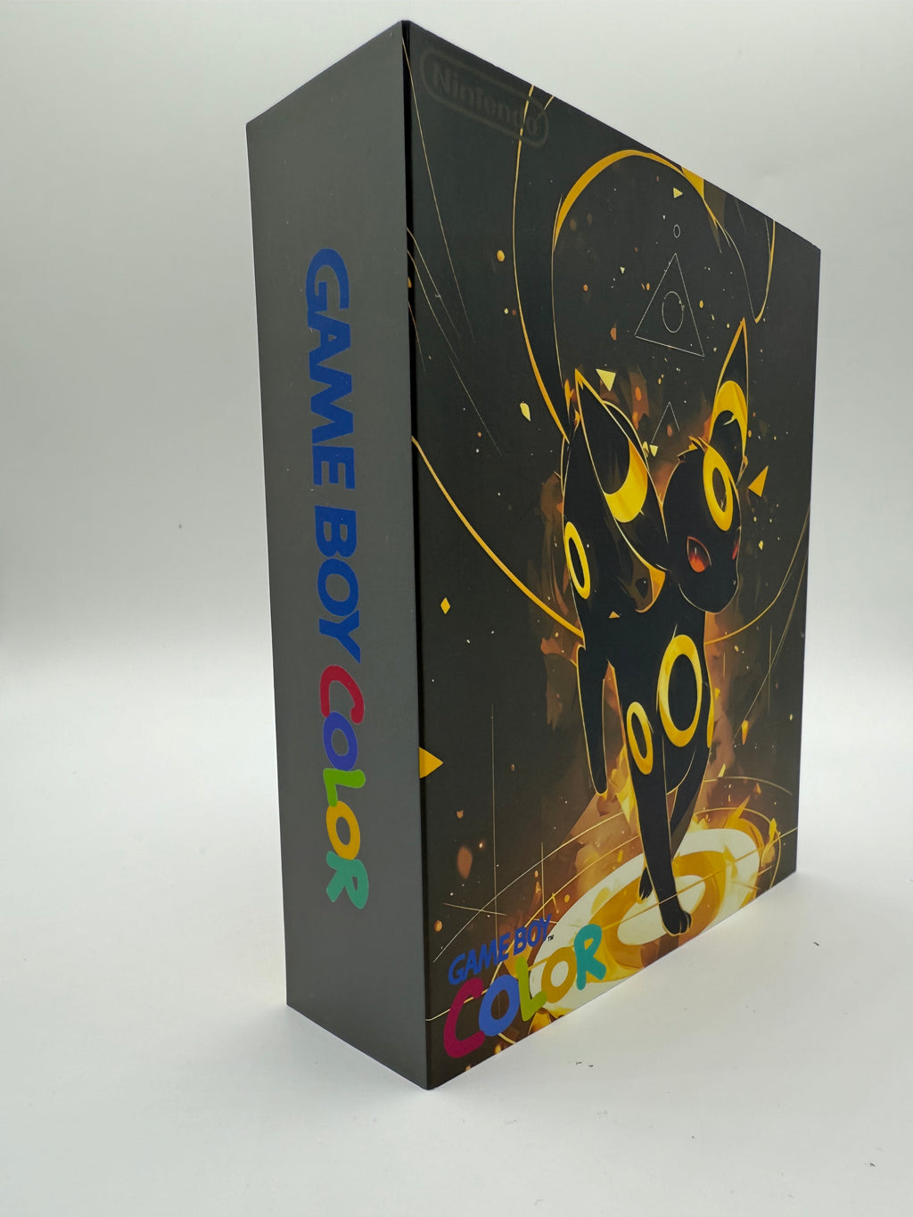 Umbreon Gameboy Color w/ Matching Box USB C Rechargeable & IPS Screen