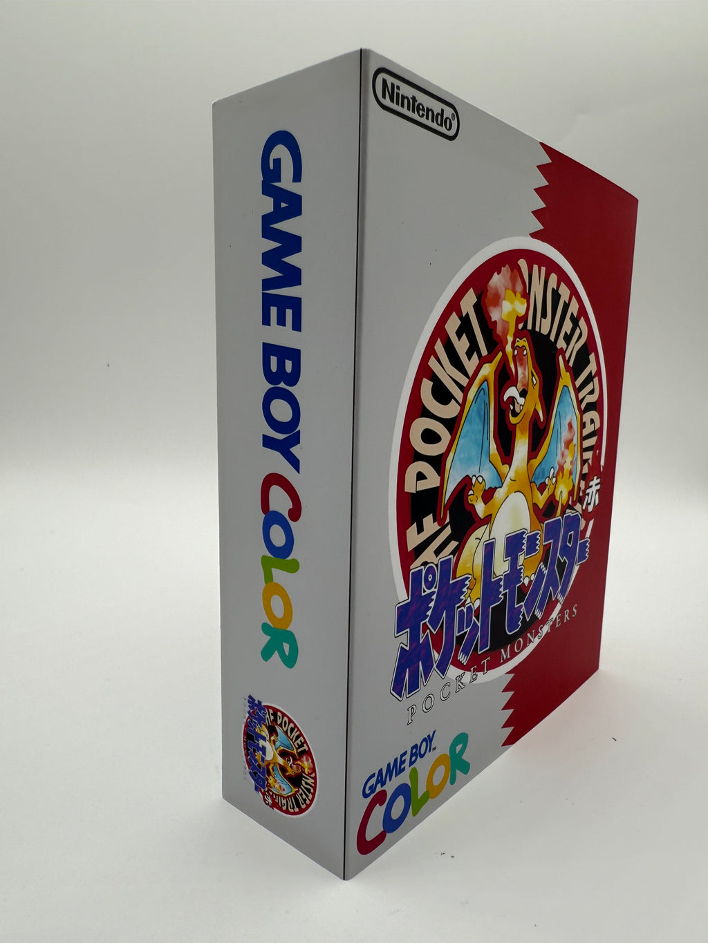 Charizard Gameboy Color w/ Matching Box USB C Rechargeable & IPS Screen