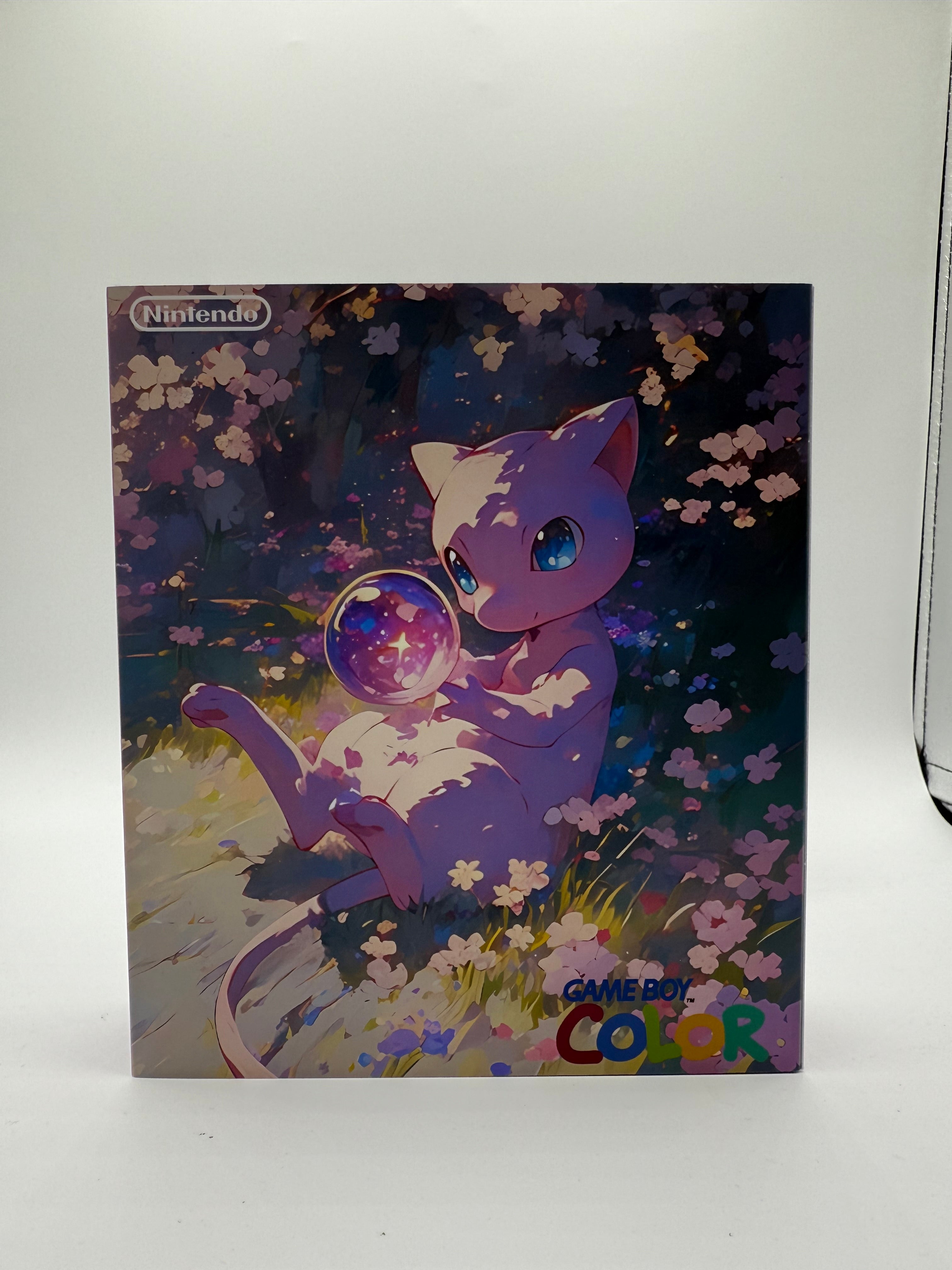 Mew Gameboy Color w/ Matching Box USB C Rechargeable & IPS Screen