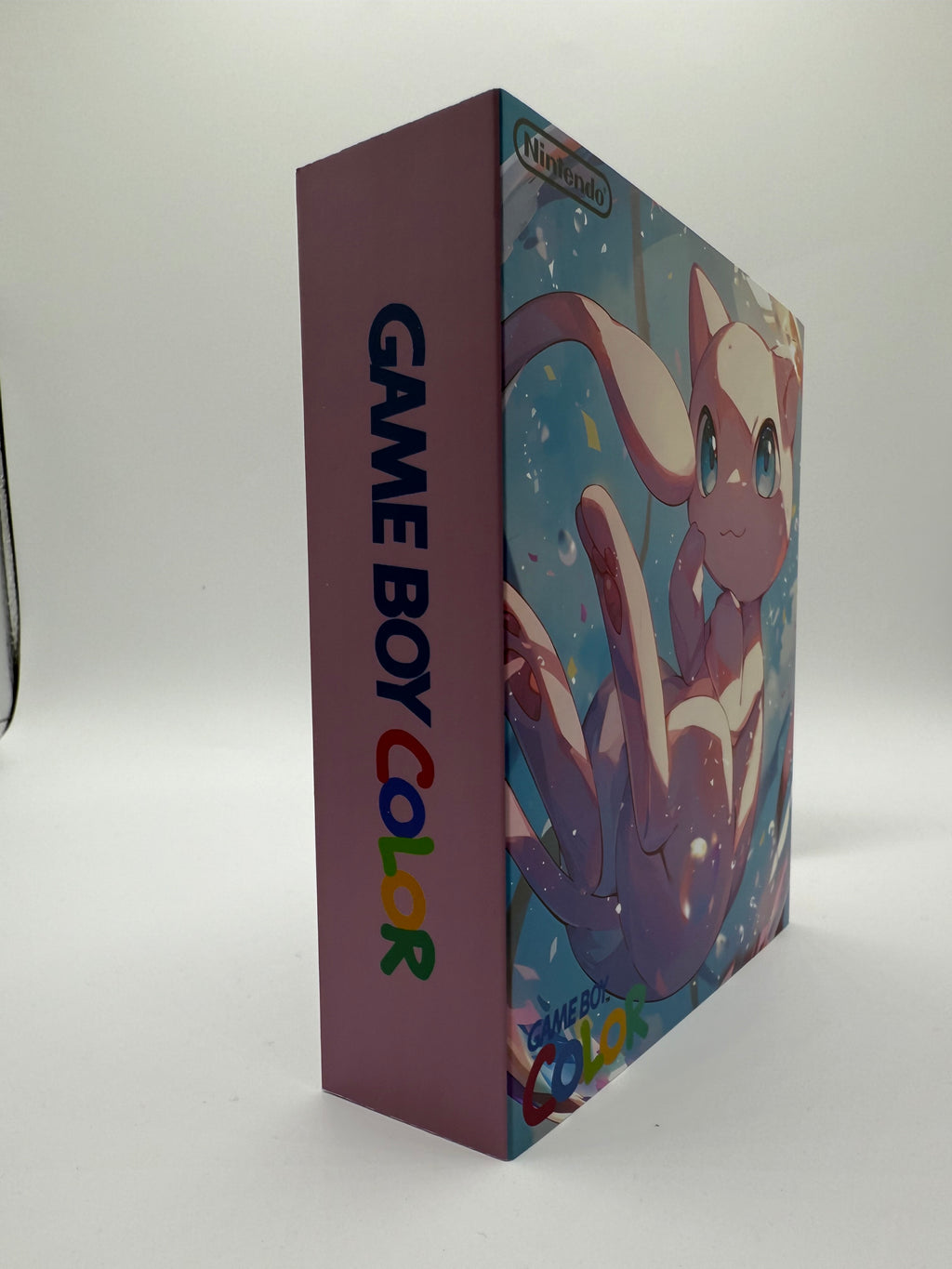 Mew Gameboy Color w/ Matching Box USB C Rechargeable & IPS Screen