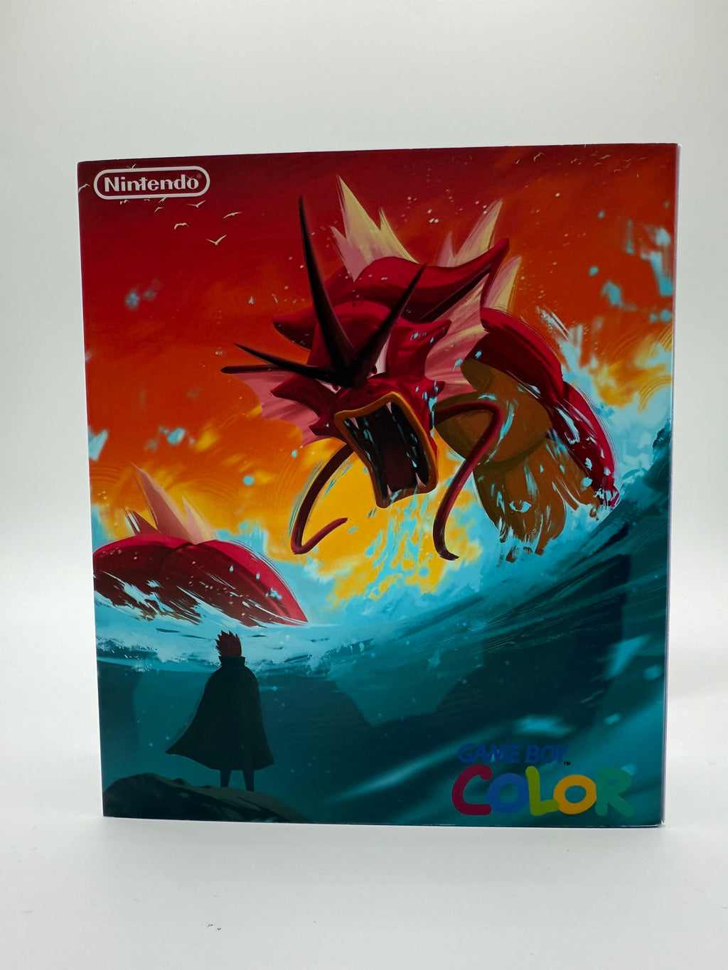 Red Gyradous Gameboy Color w/ Matching Box USB C Rechargeable & IPS Screen