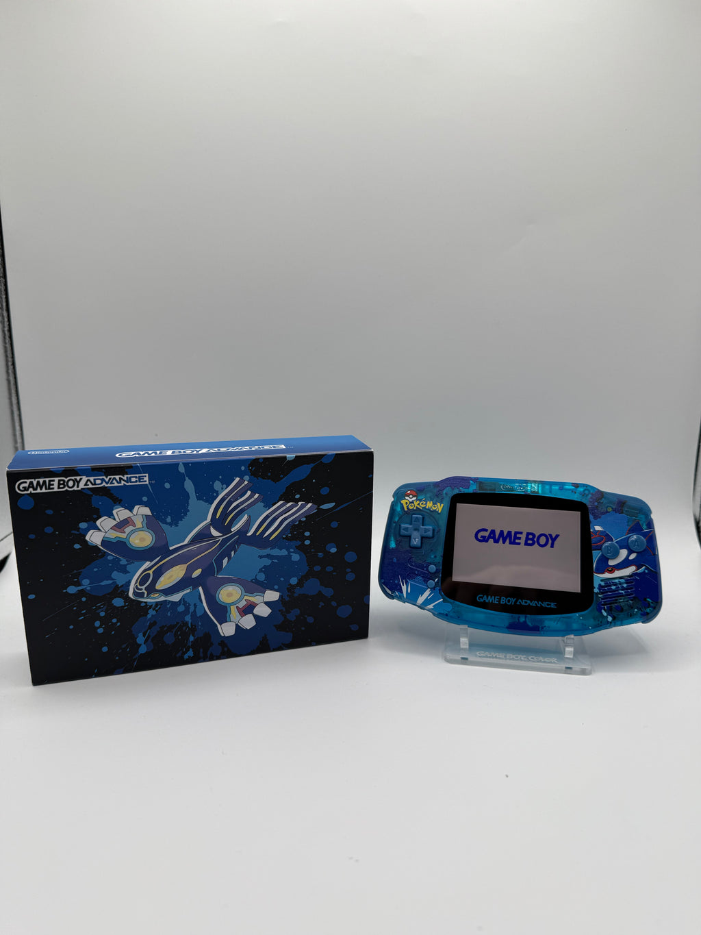 Kyogre Gameboy Advance w/ Matching Box